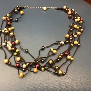 NWOT Beautiful multi-bead with multi-colors Necklace